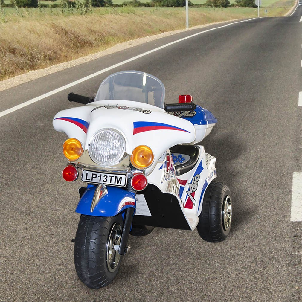 Moto électrique enfants SPRINT 6V 19560 contrôle au pied lumières et sons