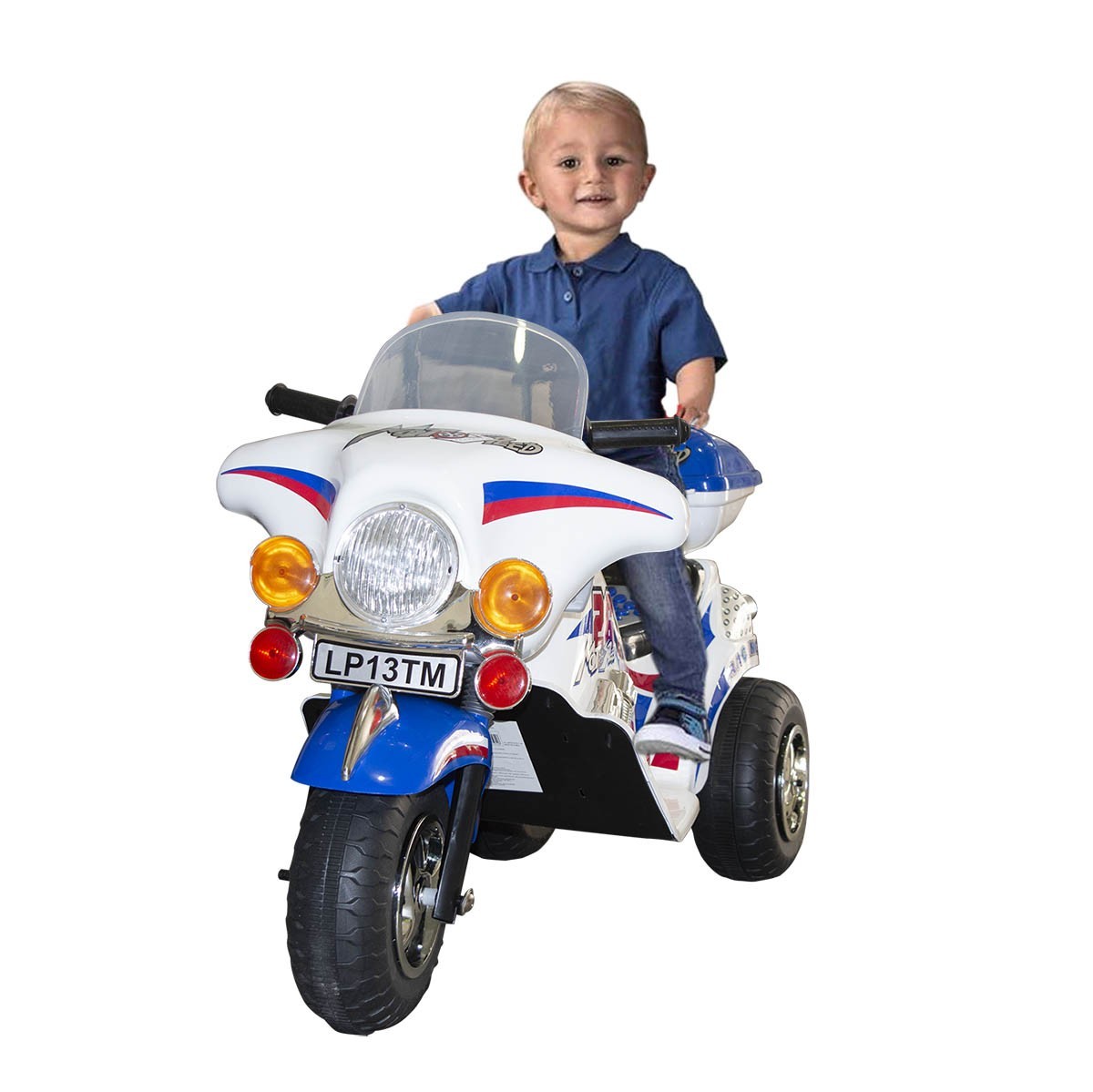Moto électrique enfants SPRINT 6V 19560 contrôle au pied lumières et sons