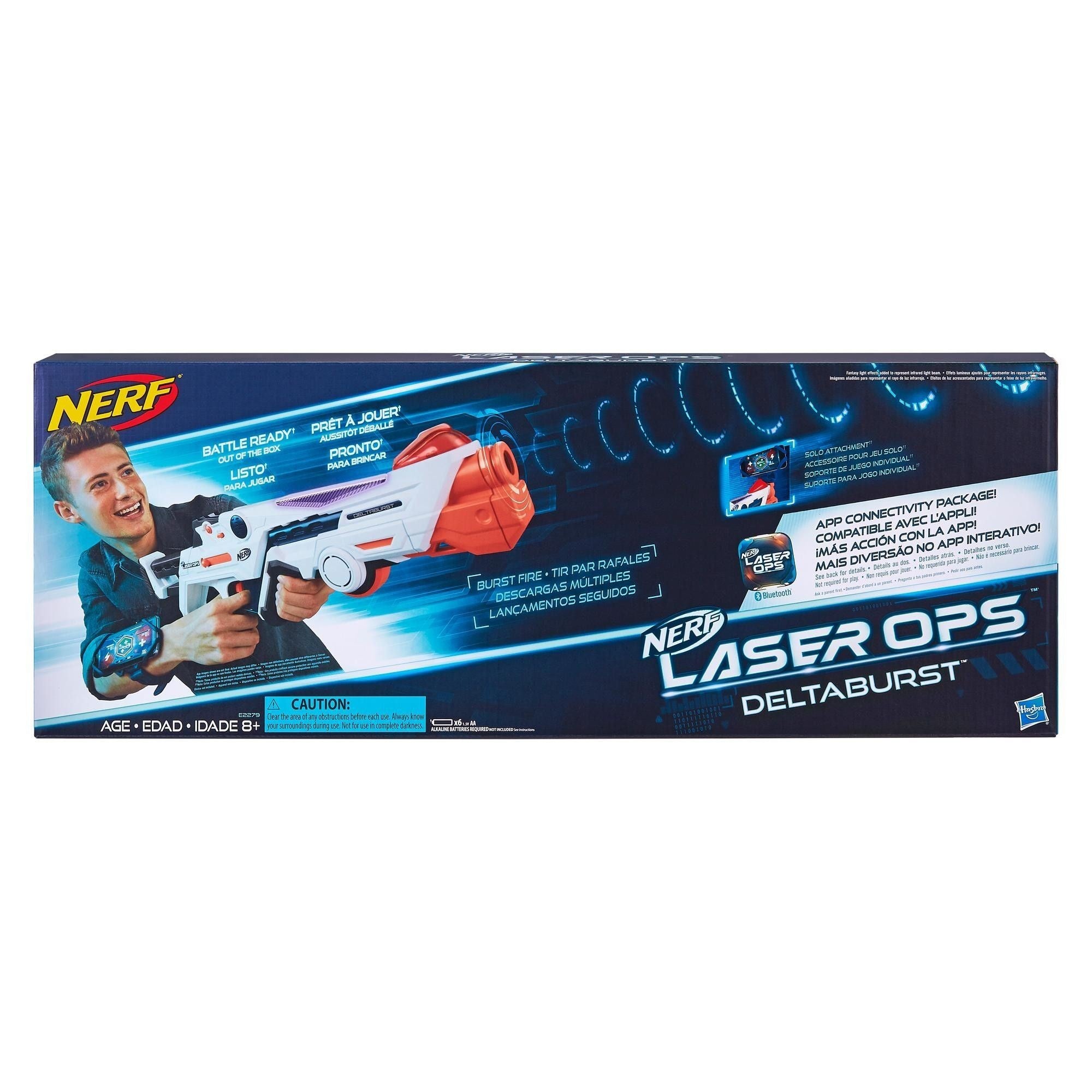 Nerf Laser ops pro deltaburst 499717 écran LCD fusil laser avec application