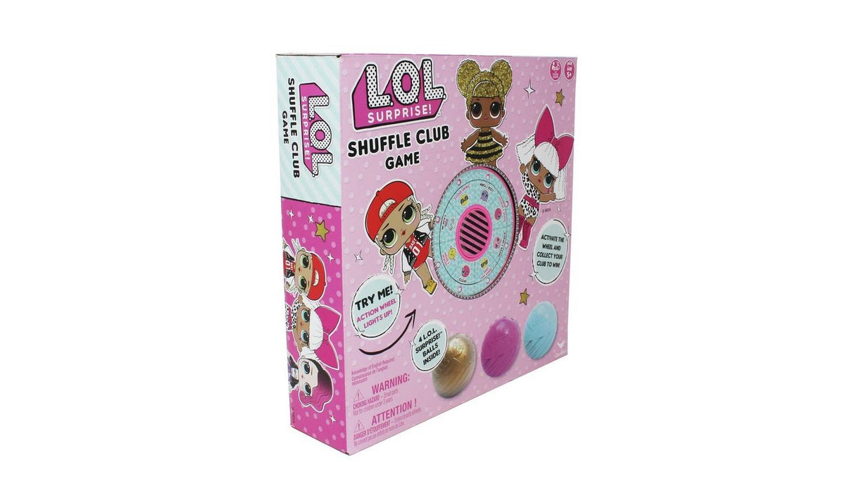 LOL SURPRISE! Jeu de table shuffle 268698 roue électronique max 4 joueurs