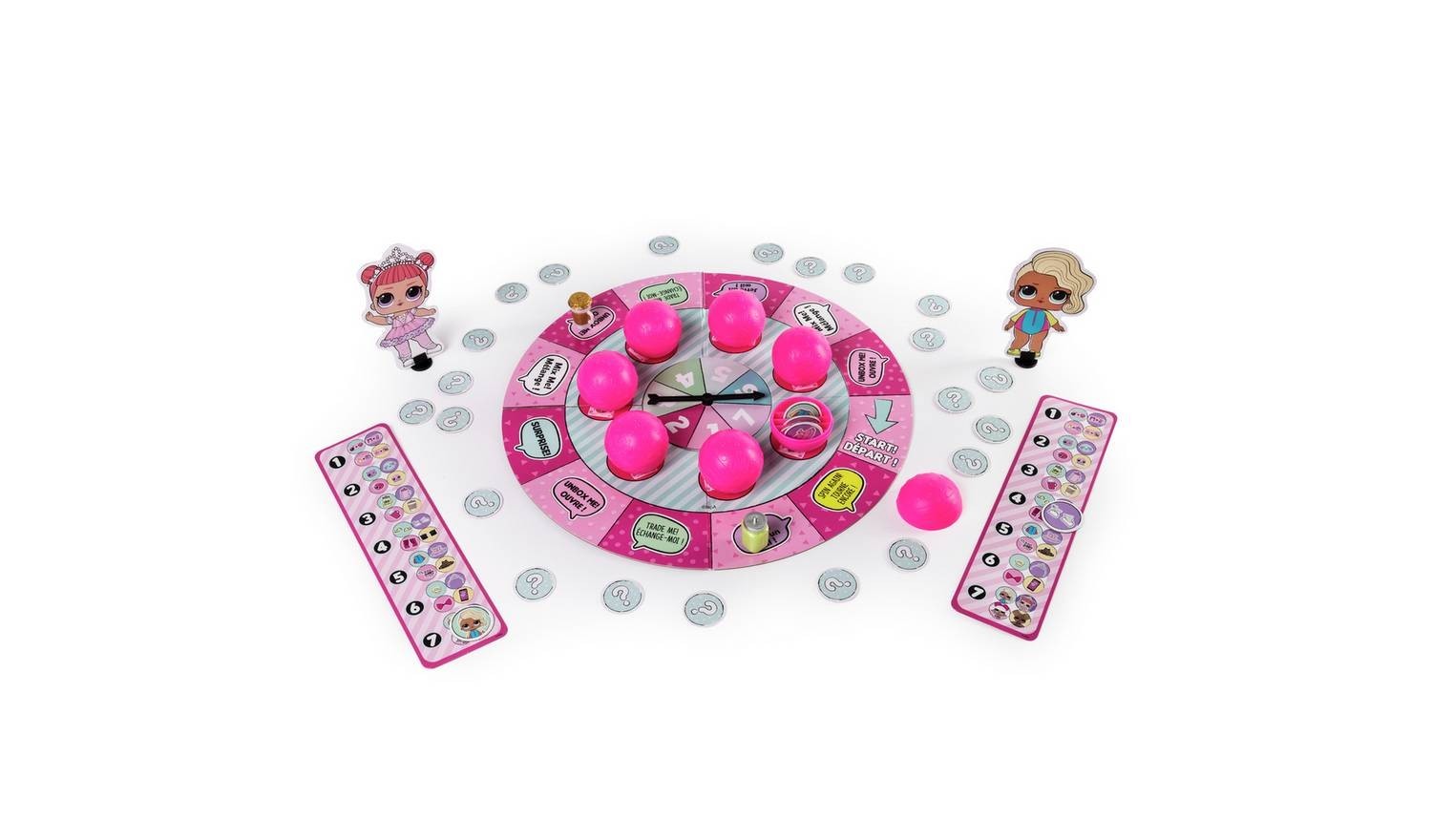 LOL SURPRISE! Jeu de table shuffle 268698 roue électronique max 4 joueurs