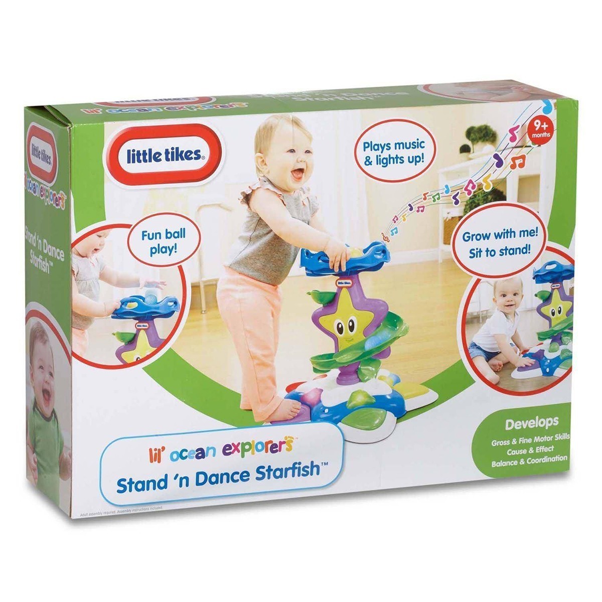 Petit Tikes Étoile de mer colorée 638602 avec entrejambe à la base, spiraleeurs