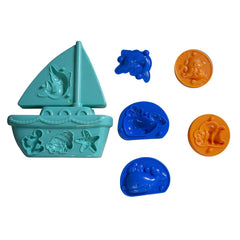 CRAYOLA Dough Super ensemble sous-marin du monde 719713 pâtes à mouler, moules