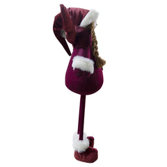 Fée rouge de Noël 305100 décoration de Noël avec lumière 20x12x65 cm
