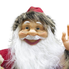 Santa Claus décoration avec pull et sac 80cm 900645 musique lumières mouvement