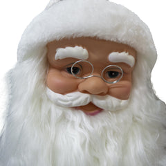 Santa Claus champagne 80cm 900881 décoration avec musique, lumières et mouvement