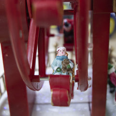 Carrousel de Noël Grande roue 367004 avec lumières, mouvement et musique 29x21cm