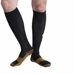 Pack 2 paires de Chaussettes de cuivre de coton déflateur 160207 bénéfiques