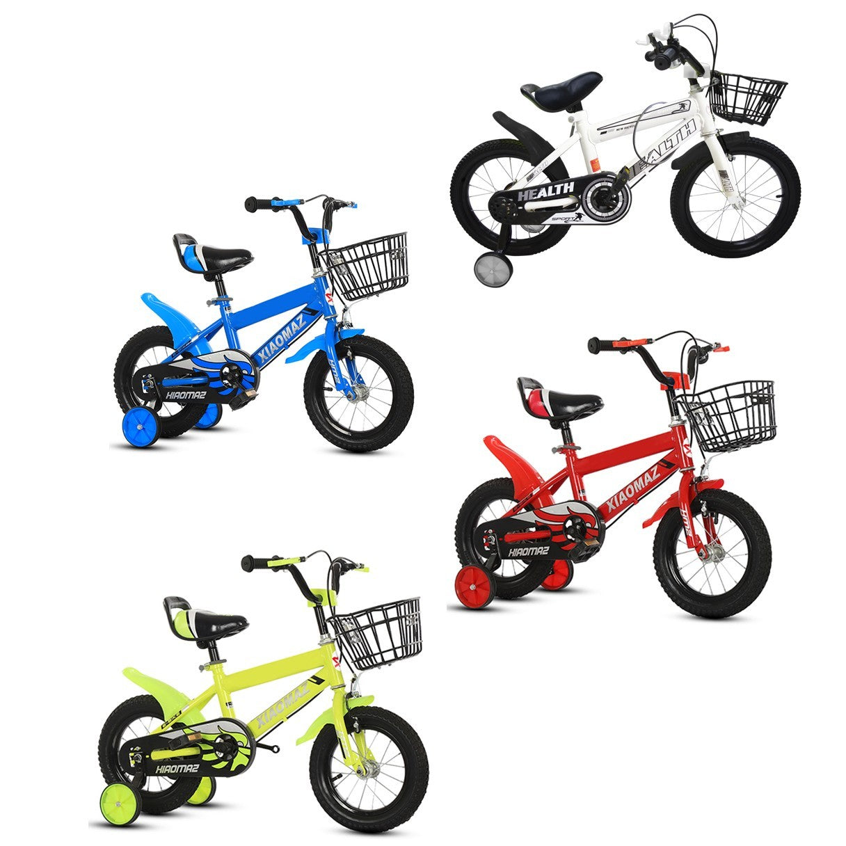 Enfants Magic vélo taille 12 avec panier âge 3-5 ans avec roulettes