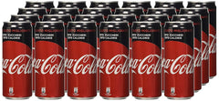 COCA COLA ZERO Pack économique 24 canettes 33 cl. 0 calories