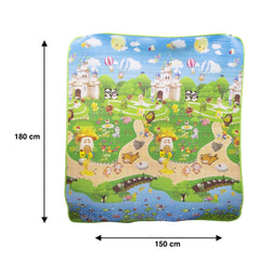 Maxi tapis 2 en 1 dessiné sur 2 côtés 013272 tapis souple 150x180 cm