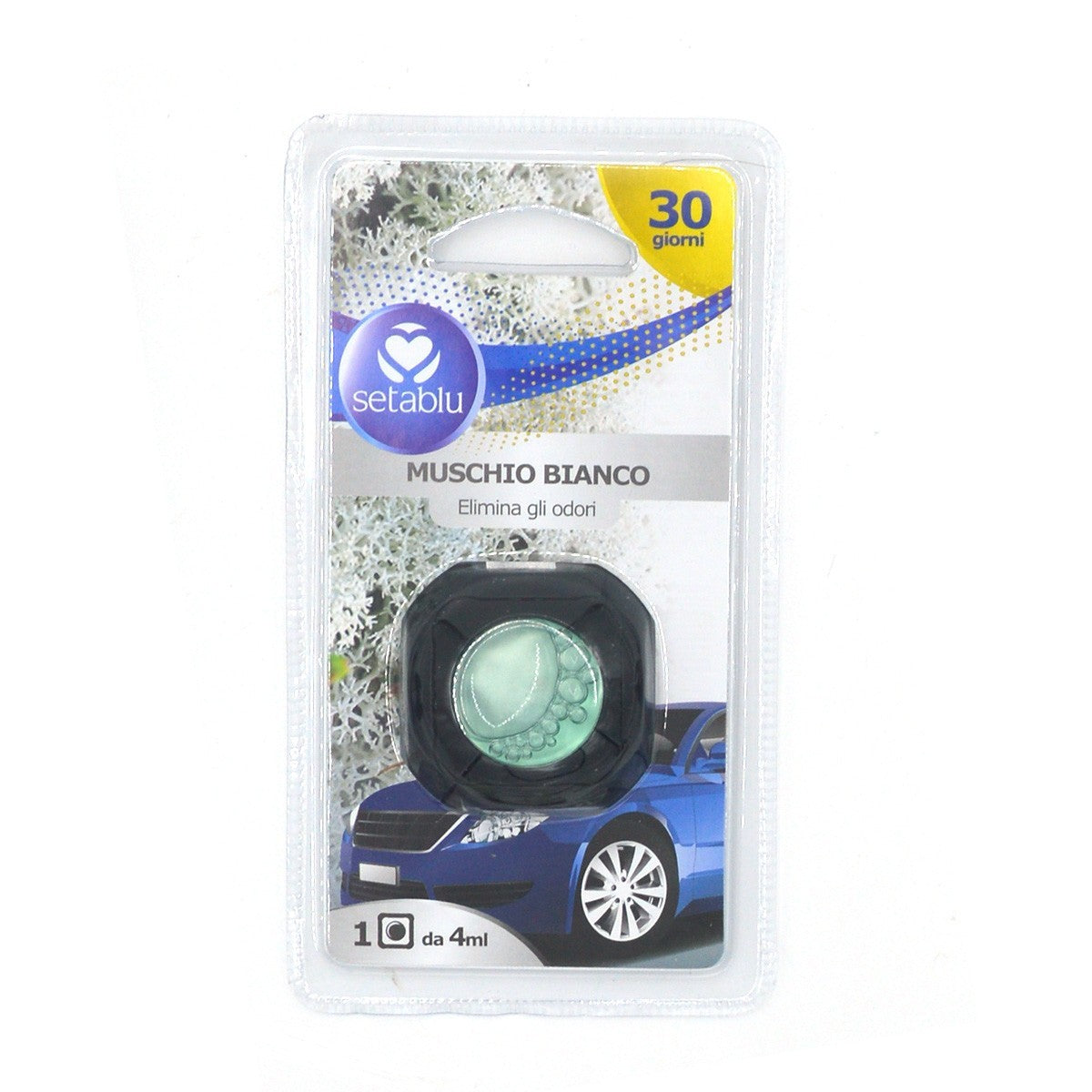 Désodorisant Setablu pour voiture 591748 Mousse blanche élimine odeurs 4ml