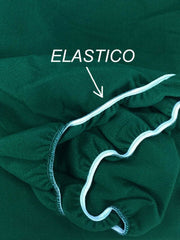 Tissu de table pour le jeu Poker 343926 vert avec élastique 140 x 180 cm