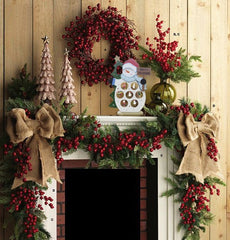 Décorations de Noël bonhomme de neige 11 accessoires montables 743573