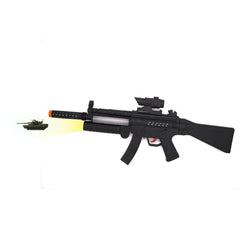 Mitraillette MP5 jouet avec projecteur et sons 358771 couleur Noir 62x23 cm