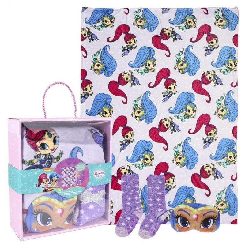 Coffret cadeau 22-3380 Couverture, bandeau et chaussettes Shimmer et shine