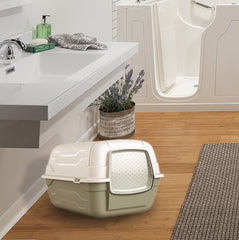Roto Toilet Litière fermée 10588 pour chats 47x35xh40 cm avec filtre anti-odeur