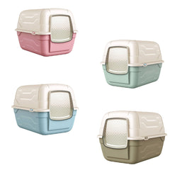 Roto Toilet Litière fermée 10588 pour chats 47x35xh40 cm avec filtre anti-odeur