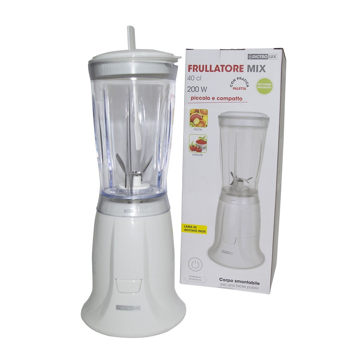 DICTROLUX mélangeur 892133 compact 200 watts 0,4 lt avec système de sécurité