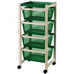 Panier de cuisine 922-152 plateaux amovibles 4 paniers en plastique 36x30xh82 cm
