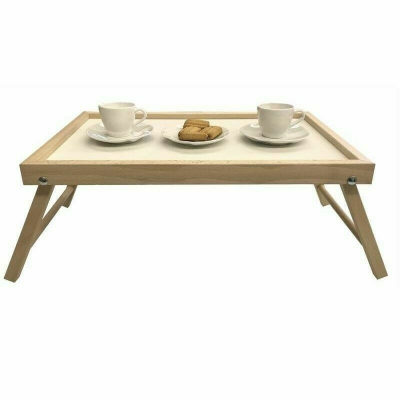 Plateau de lit en hêtre massif art 512 Made in Italy 50 x 33 x 2h cm