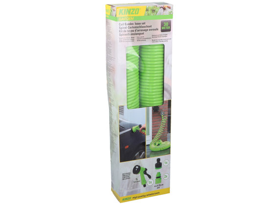 FUBUCA tuyau extensible 074283 jardin 30 Mt 7 fonctions de raccord rapide