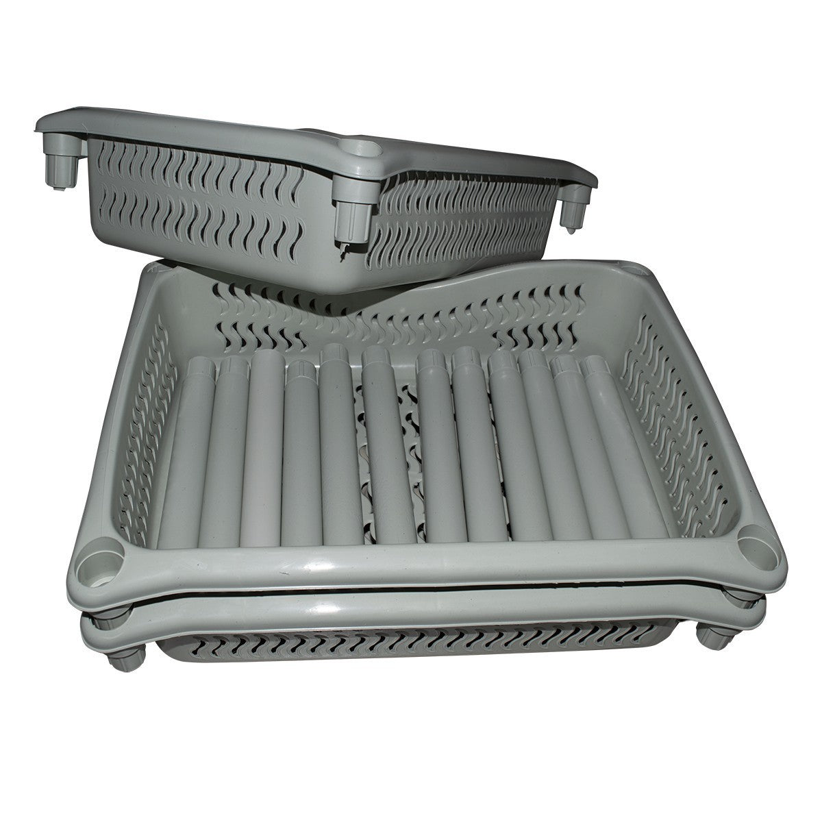 Chariot modulaire jusqu’à 4 paniers de fruits avec 36 x 28 x 9,5h cm