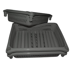 Chariot modulaire jusqu’à 4 paniers de fruits avec 36 x 28 x 9,5h cm