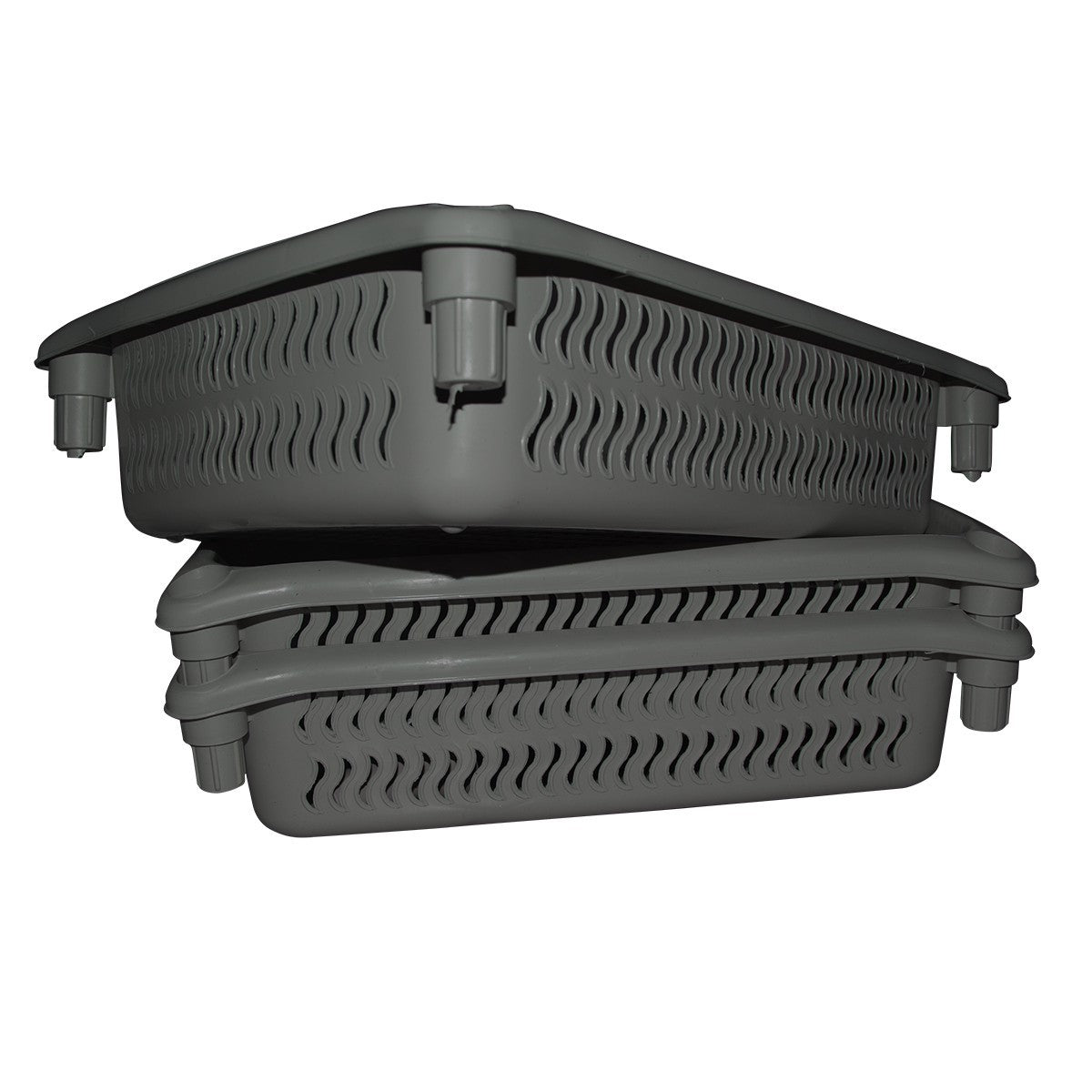 Chariot modulaire jusqu’à 4 paniers de fruits avec 36 x 28 x 9,5h cm