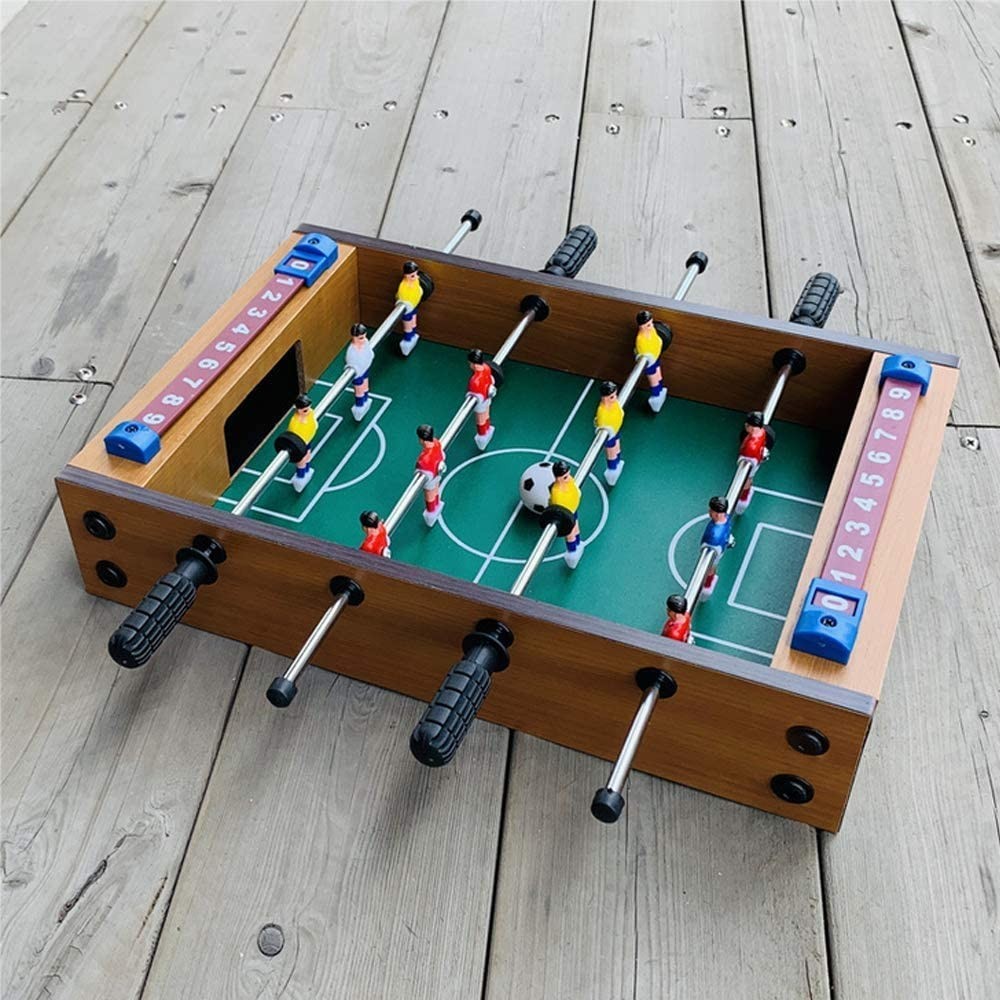 Table de Football Babyfoot 539706 table avec 2 boules 51x51x10h cm
