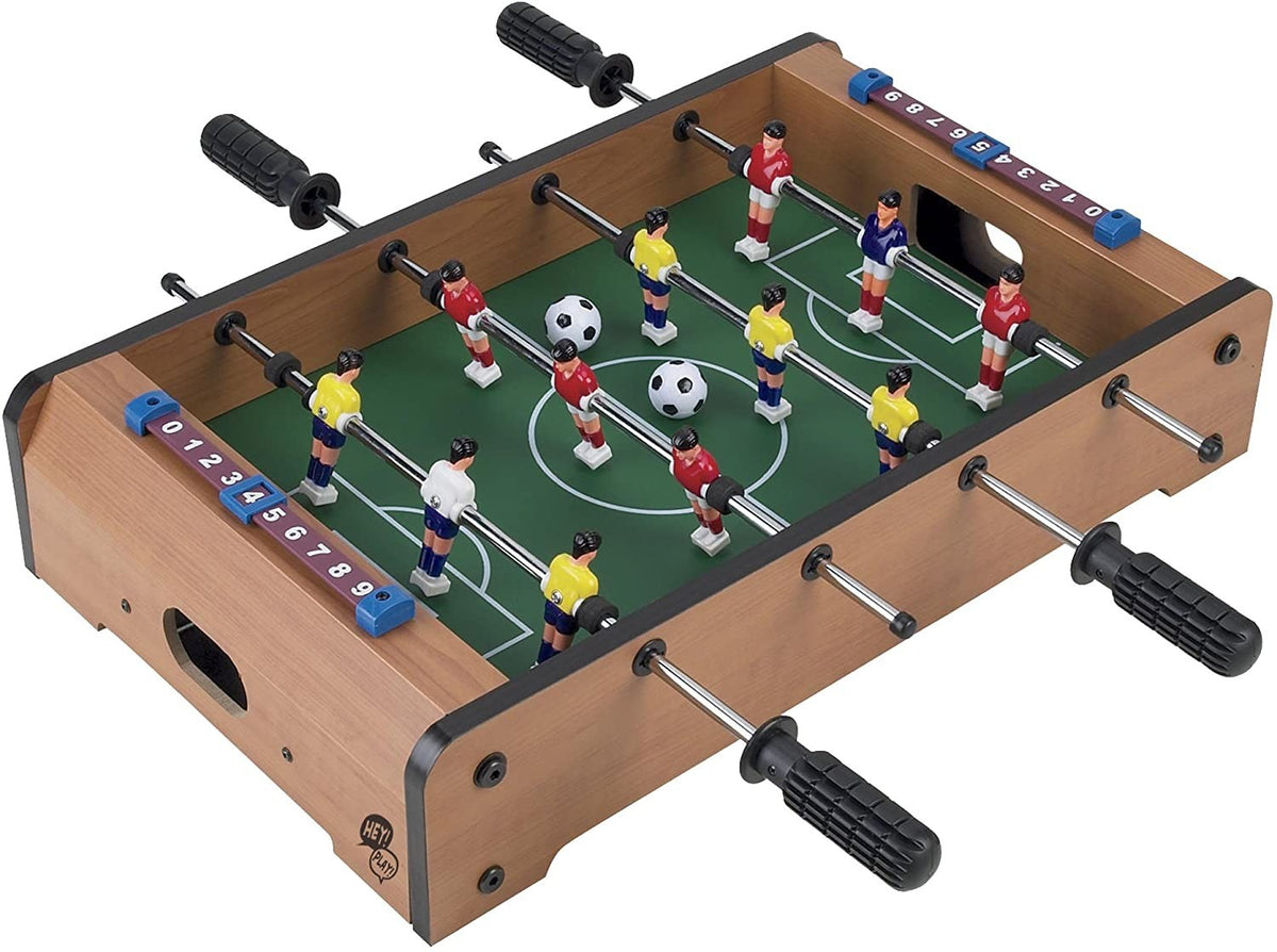 Table de Football Babyfoot 539706 table avec 2 boules 51x51x10h cm