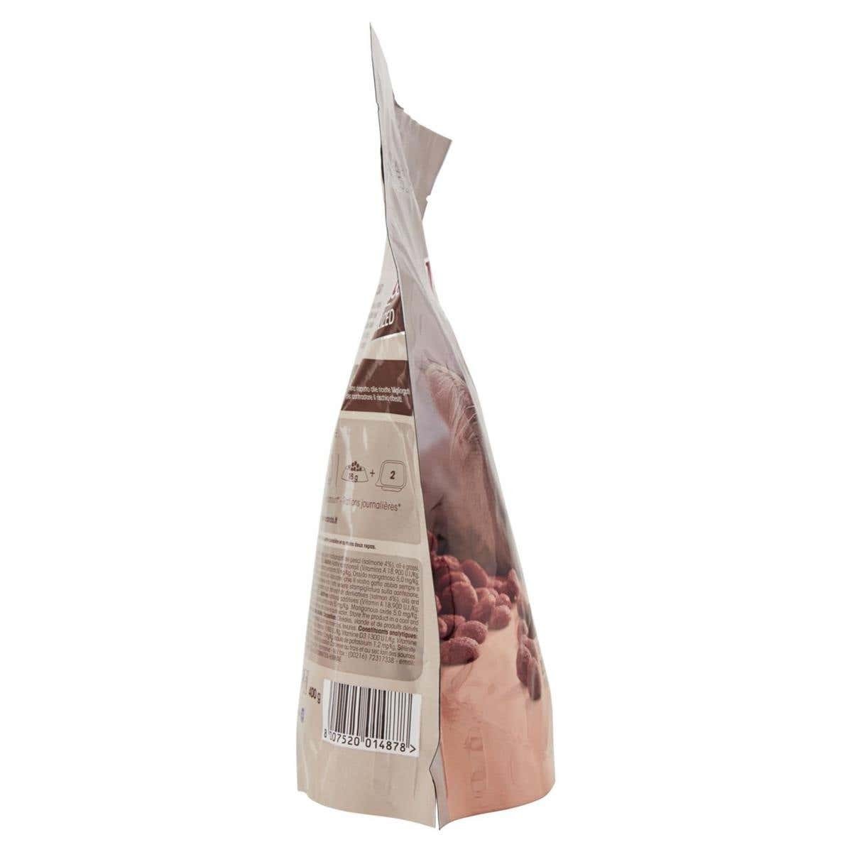 Morando Best Cat STERILIZED Croquettes avec Délicieux SAUMON 400g