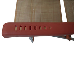 Chaise longue 379530 inclinable 8 positions avec accoudoirs tube 22mm aluminium