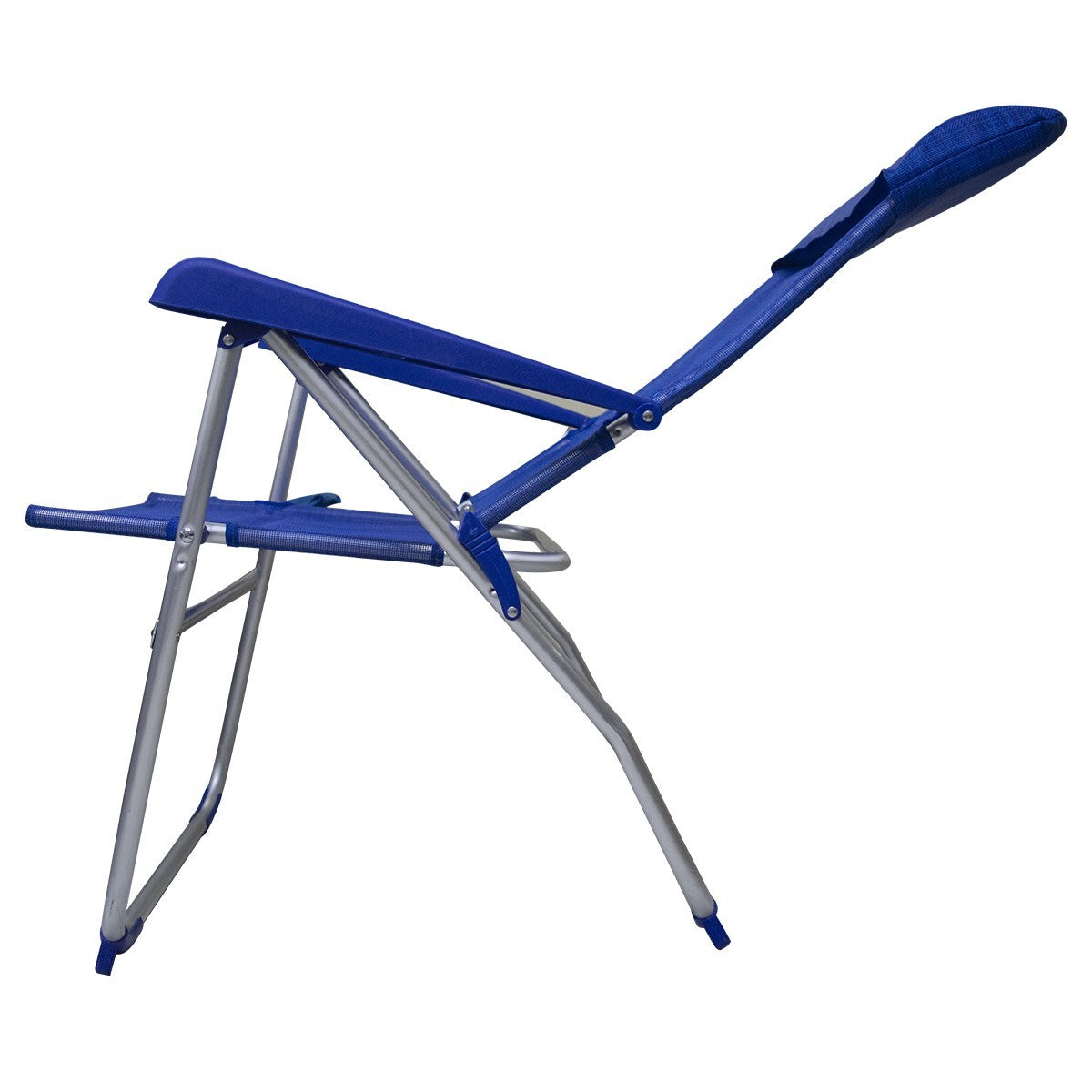 Chaise longue 379530 inclinable 8 positions avec accoudoirs tube 22mm aluminium
