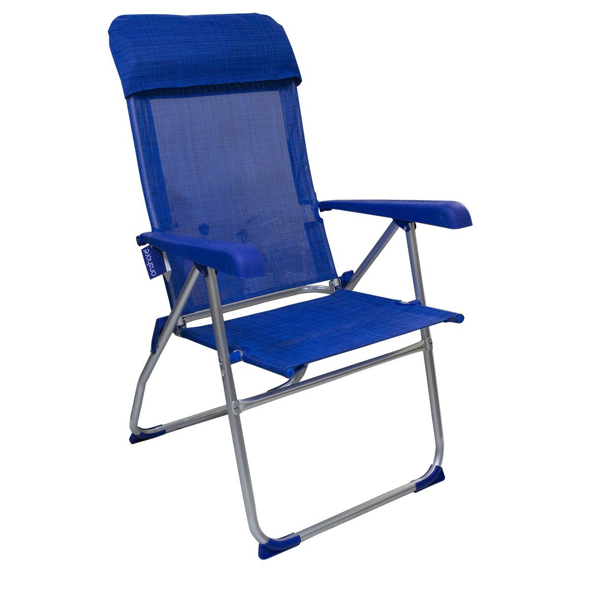 Chaise longue 379530 inclinable 8 positions avec accoudoirs tube 22mm aluminium