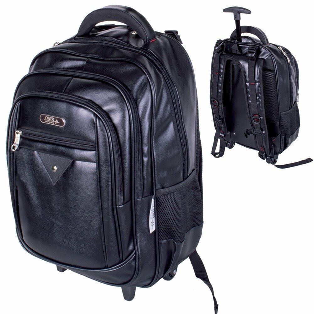 Coveri Collection Sac Trolley business 35x19x55h cm Polyester noir