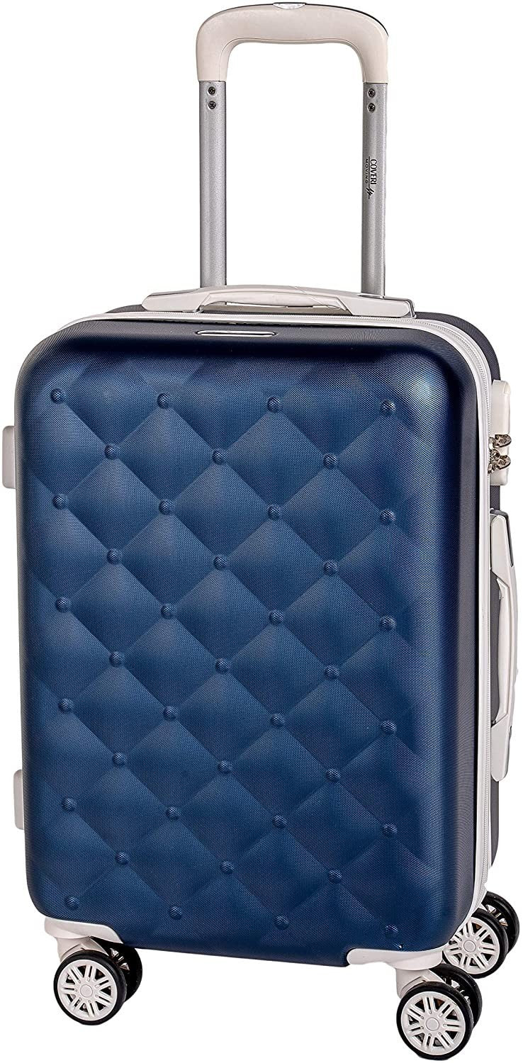 Coveri Collection Set 3 voyage trolley ABS 6065015 BERLIN Bleu et Blanc