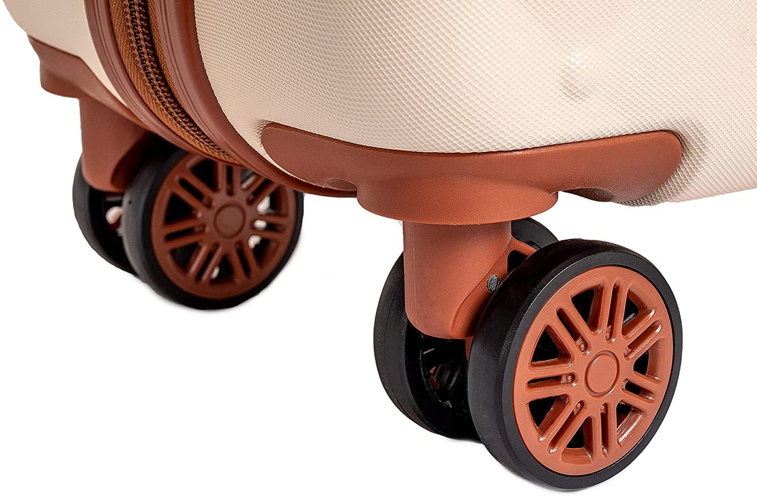 Coveri Collection Set 3 voyage trolley ABS 6065013 BERLIN Beige et Marron