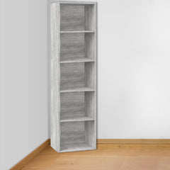 Ready 172 Bibliothèque en Bois MDF à 5 étagères 40x29x172H cm Salon Chambre