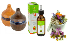 Diffuseur aromathéraputique Setablu 300 ml avec huile aux extraits aux 31 herbes