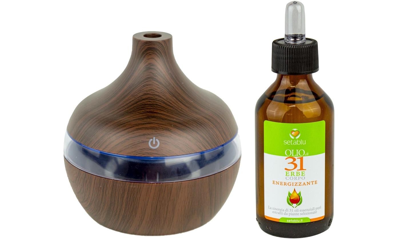 Diffuseur aromathéraputique Setablu 300 ml avec huile aux extraits aux 31 herbes