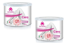 Kit SETABLU cire peaux sensibles, huile d’amande,spatules et bandes dépilatoires
