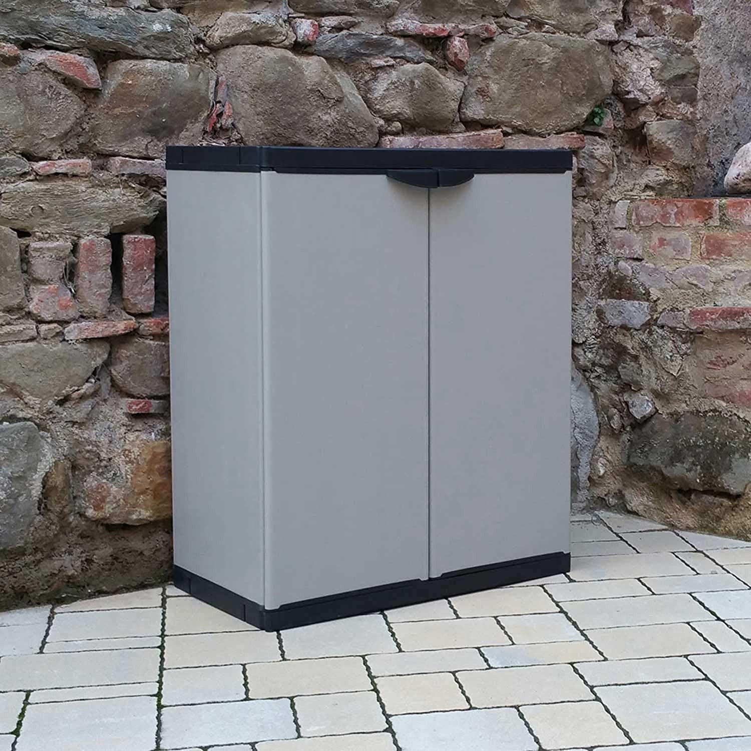 Armoire basse Collection Différenciée 2 portes 68x39x85 cm Art 9238 en plastique