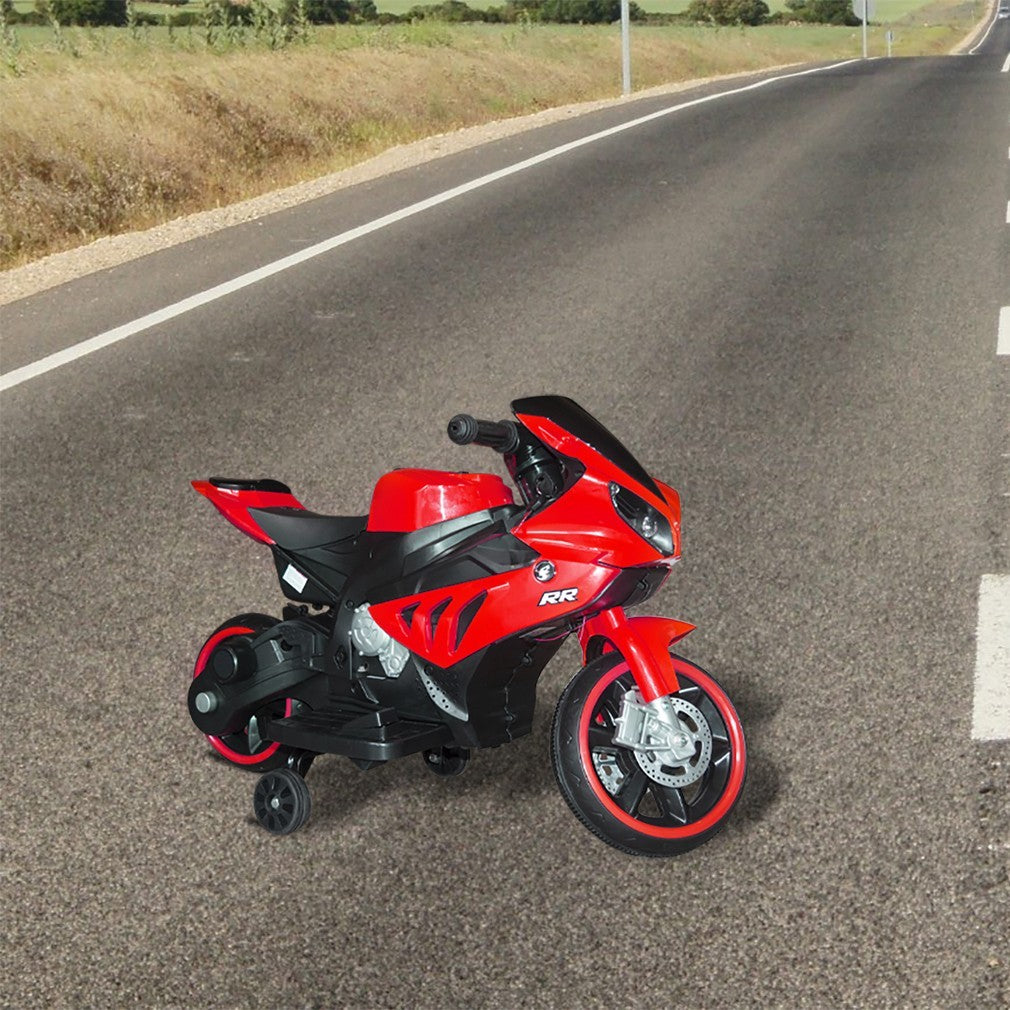 Moto électrique enfants ARROW 6V 4ah B39330 contrôle au pied lumières et sons