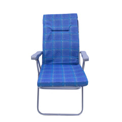Chaise longue BOSTON pliante et inclinable 068250 avec repose-pieds amovible