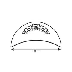 Gustocasa 513260 Passoire universelle à bord des pots de 14 à 28cm de diamètre