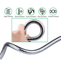 RILUX Flexible 150 cm en métal pour douche 368455 avec raccord 1/2"