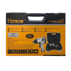 Visseuse à air comprimé pneumatique HOTECHE 1/2 pouce A830122 mallette 17pz