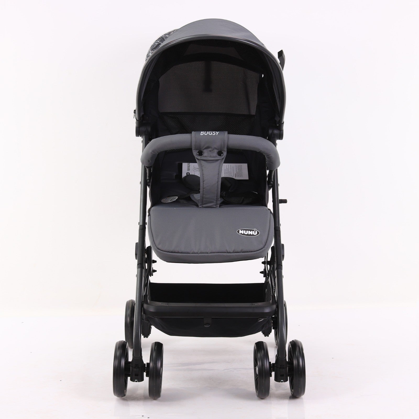 Poussette NUNU' BUGSY NU-C1-BK OXFORD GRAY 516636 pliage Chariot couvre-jambes