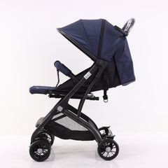 Poussette NUNU' BUGSY NU-C1-BL couleur BLEU pliant 516629 Chariot couvre-jambes